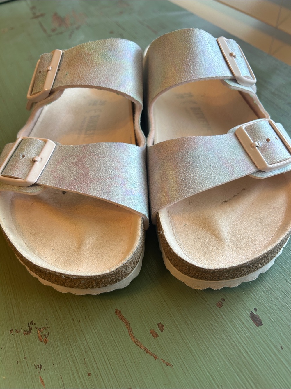 Birkenstock Two-Strap Sandals - Iridescent Pastel - Picture 4 of 6